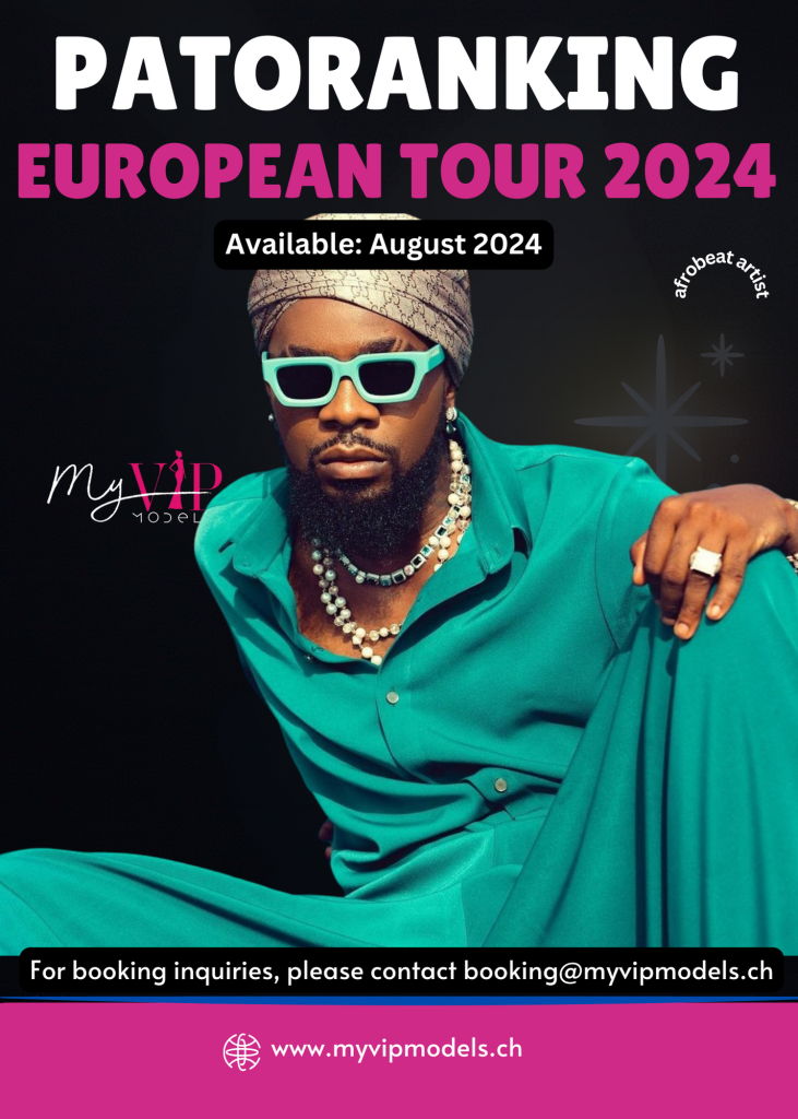 Patoranking booking agency @myvipmodels.ch